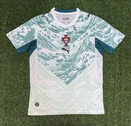 Portugal 26/27 White/Green Wave Pattern Training Jersey
