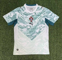 Portugal 26/27 White/Green Wave Pattern Training Jersey
