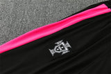 Portuguese 2627 Black/Pink Training Tracksuit Set