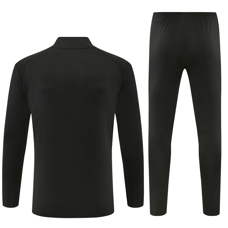 Portuguese 2627 Black/Pink Training Tracksuit Set