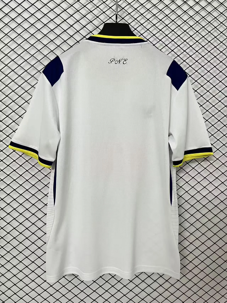 Preston 26/27 White/Navy Blue/Yellow Home Jersey