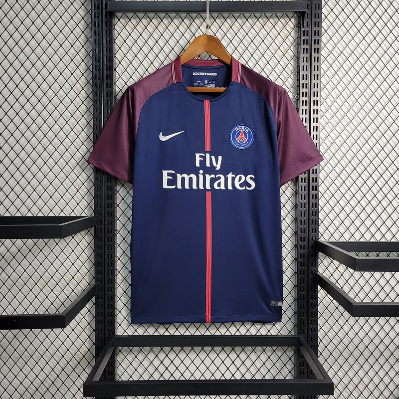 PSG 2017/18 Vintage Retro Home Jersey
