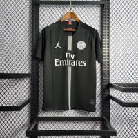 PSG 2018/19 Vintage Retro Black Champions League Version Jersey