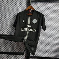 PSG 2018/19 Vintage Retro Black Champions League Version Jersey
