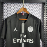 PSG 2018/19 Vintage Retro Black Champions League Version Jersey