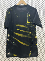 PSG 2026 Black Base With Yellow Marble-Style Jersey