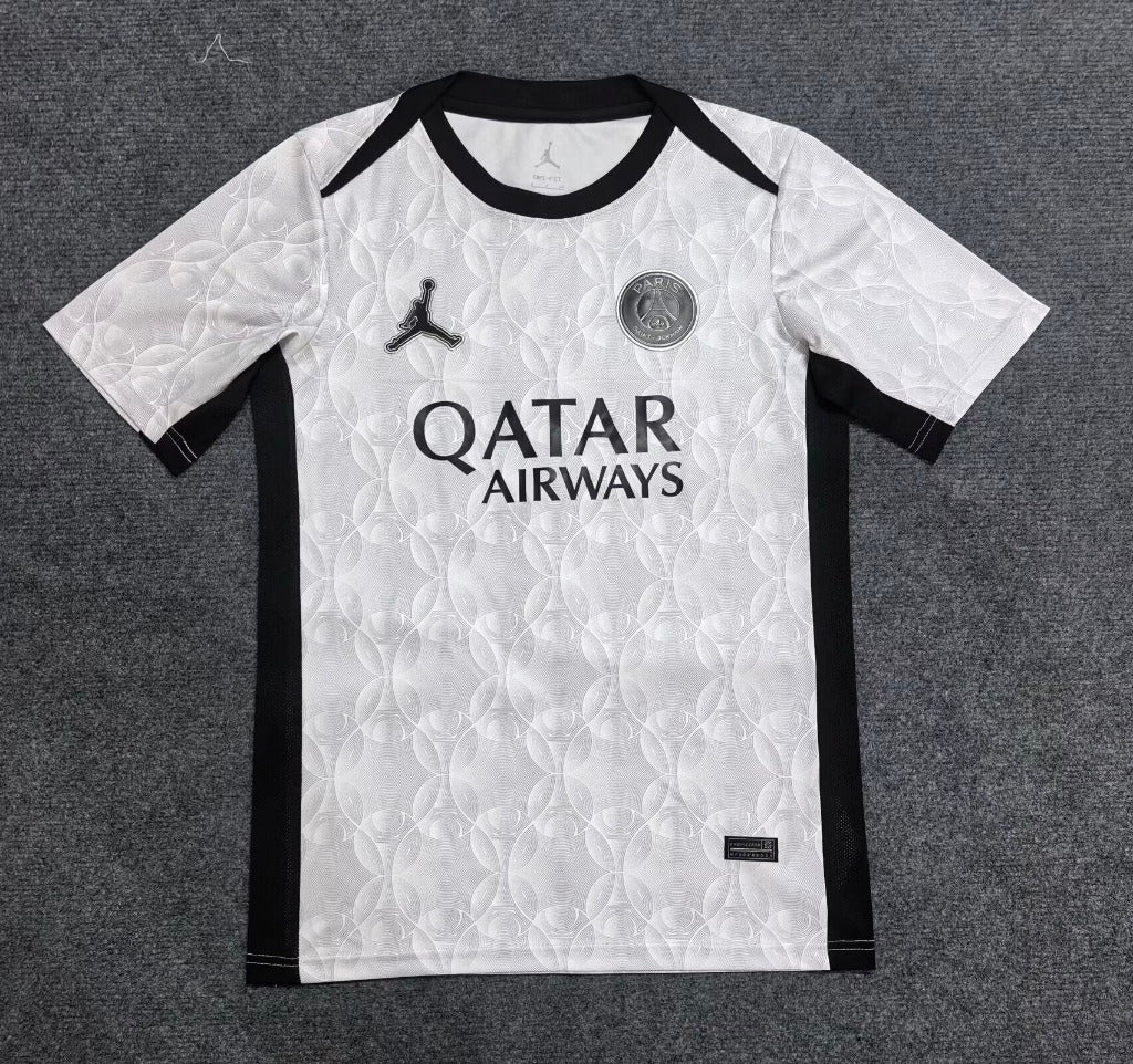 PSG 2026 White/Black Pre-Match Jersey