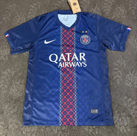 PSG 25/26 2 Star Navy/Red/White Central Stripe Home Jersey