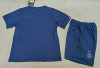 PSG 25/26 2 Star Navy/Red/White Central Stripe Home Kids Jersey Set