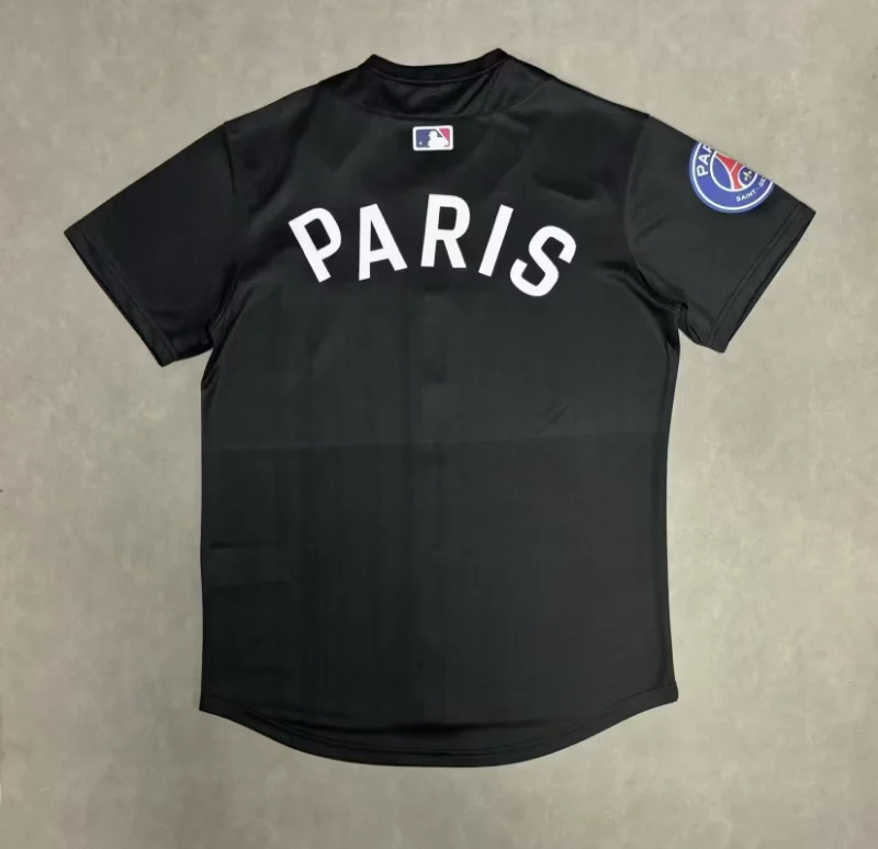 PSG 25/26 Black Baseball Jersey