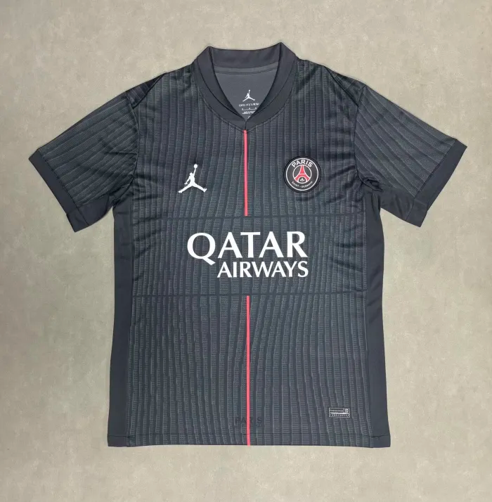 PSG 25/26 Black Stadium Fourth Jersey