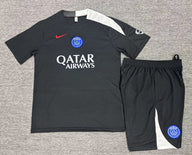 PSG 25/26 Black Training Kids Jersey Set
