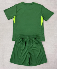 PSG 25/26 Green Goalkeeper Kids Jersey Set