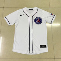 PSG 25/26 White Baseball Jersey - Concept Kits