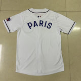 PSG 25/26 White Baseball Jersey - Concept Kits