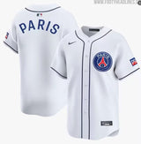PSG 25/26 White Baseball Jersey - Concept Kits