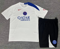 PSG 25/26 White Training Kids Jersey Set