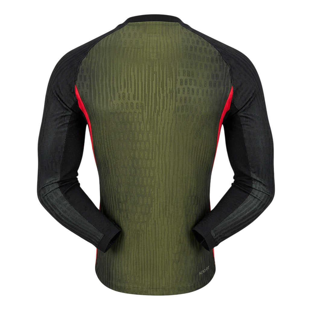 PSG 26/27 Black/Multicolor Central Stripe Third Long Sleeve Jersey