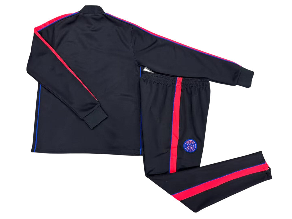 PSG 26/27 Black/Red/Blue Athletic Long Sleeve Tracksuits