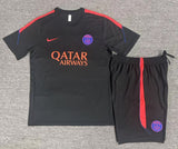 PSG 26/27 Black/Red Training Kids Jersey Set