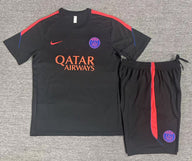 PSG 26/27 Black/Red Training Kids Jersey Set