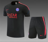 PSG 26/27 Black/Red Training Kids Jersey Set