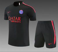 PSG 26/27 Black/Red Training Kids Jersey Set