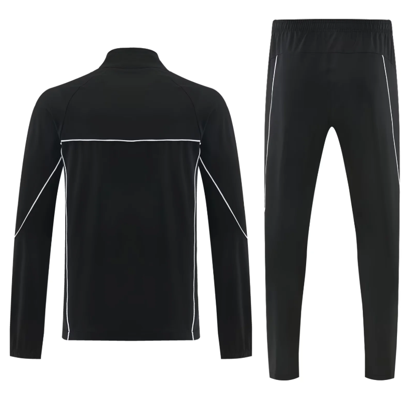 PSG 26/27 Black/White Trim Long Sleeve Tracksuits