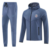 PSG 26/27 Grey/Blue Long Sleeve Tracksuits