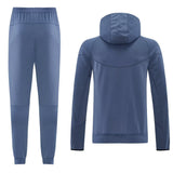 PSG 26/27 Grey/Blue Long Sleeve Tracksuits