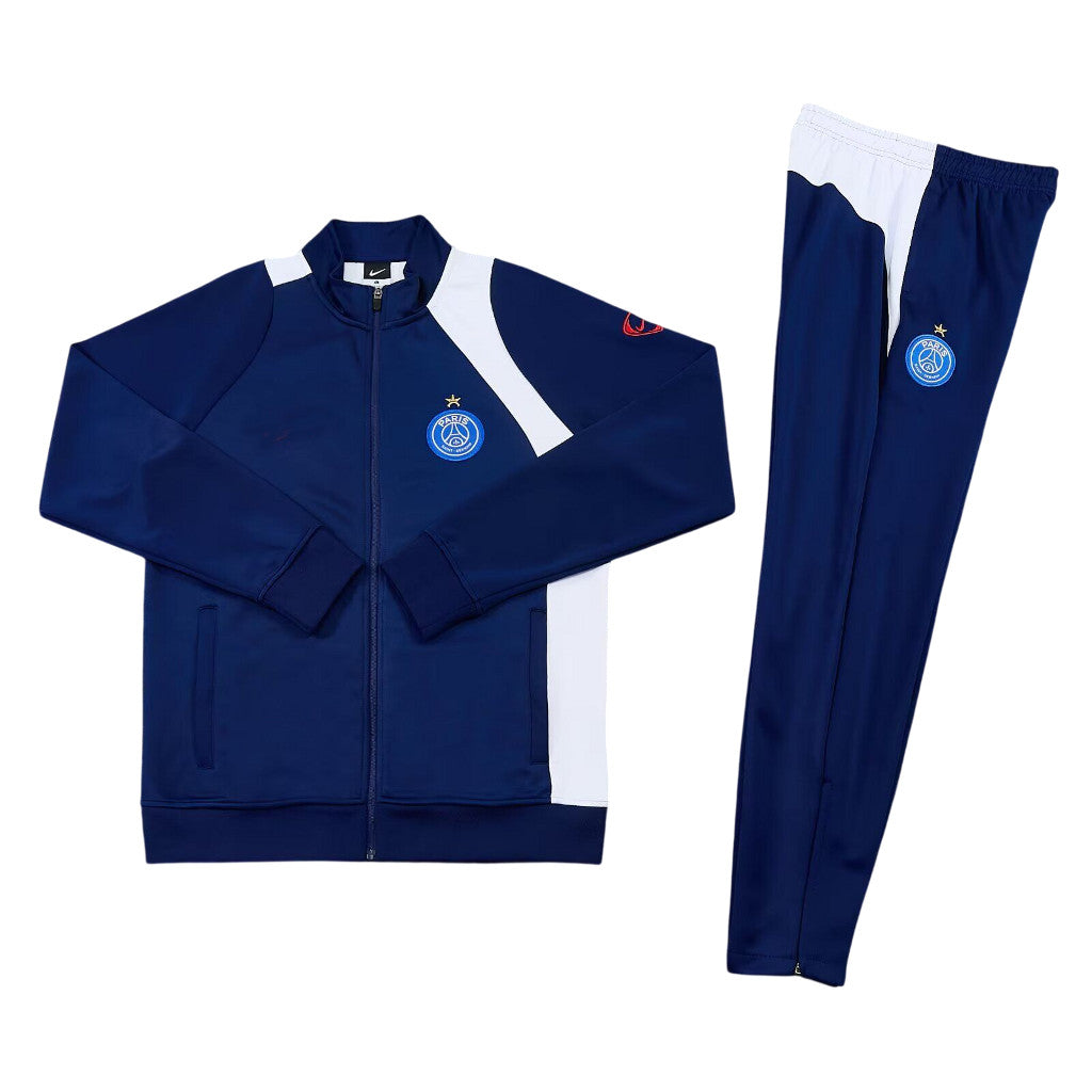 PSG 26/27 Midnight Navy/White Long Sleeve Tracksuits