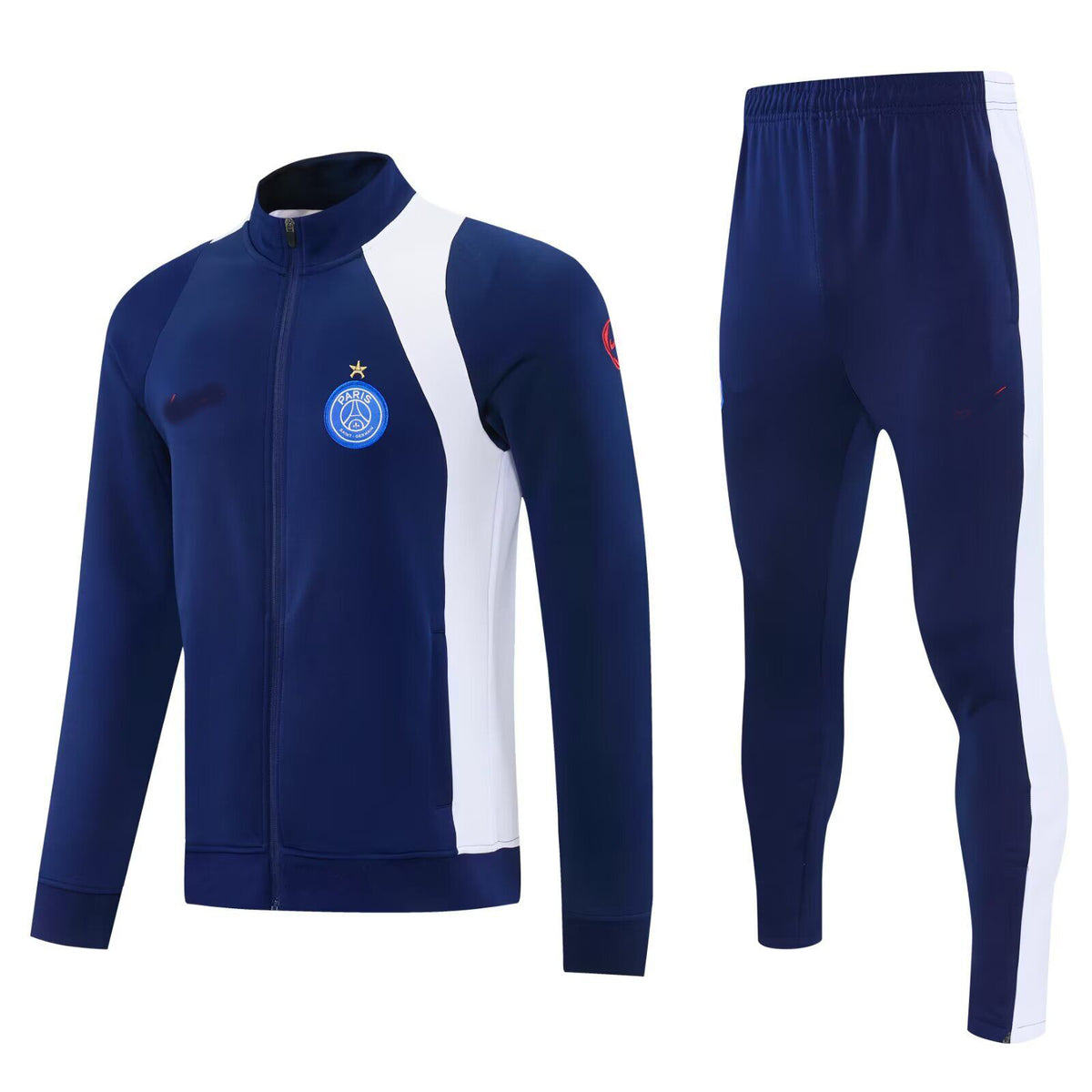 PSG 26/27 Midnight Navy/White Long Sleeve Tracksuits