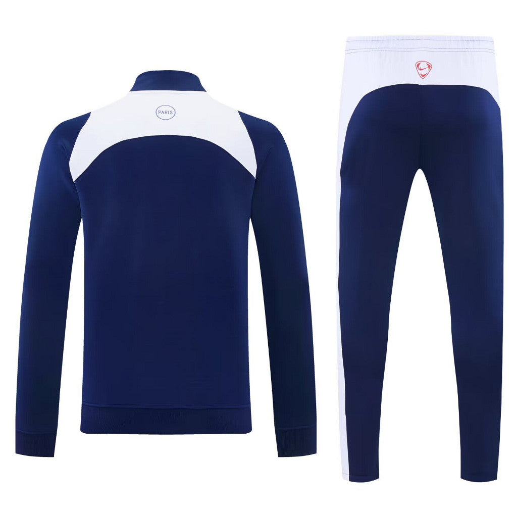 PSG 26/27 Midnight Navy/White Long Sleeve Tracksuits