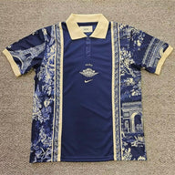 PSG 26/27 Navy Blue/Metallic Gold Polo Jersey