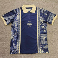 PSG 26/27 Navy Blue/Metallic Gold Polo Jersey