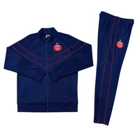 PSG 26/27 Navy/Red Trim Long Sleeve Tracksuits