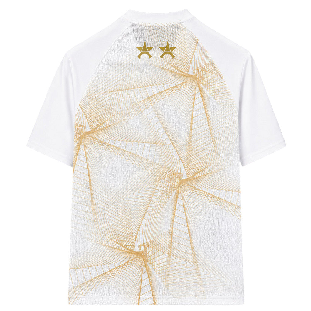 PSG 26/27 White/Gold Champions League Pre-Match Jersey