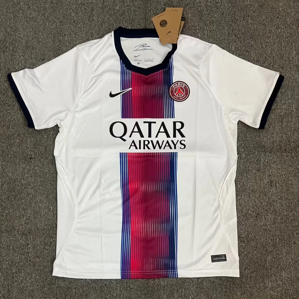 PSG 26/27 White/Red/Blue Away Jersey