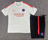 PSG 26/27 White/Red Training Kids Jersey Set