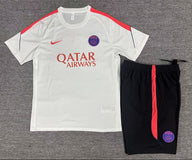 PSG 26/27 White/Red Training Kids Jersey Set