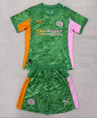 PSV Eindhoven 25/26 Green Goalkeeper Kids Kit - Concept Kits