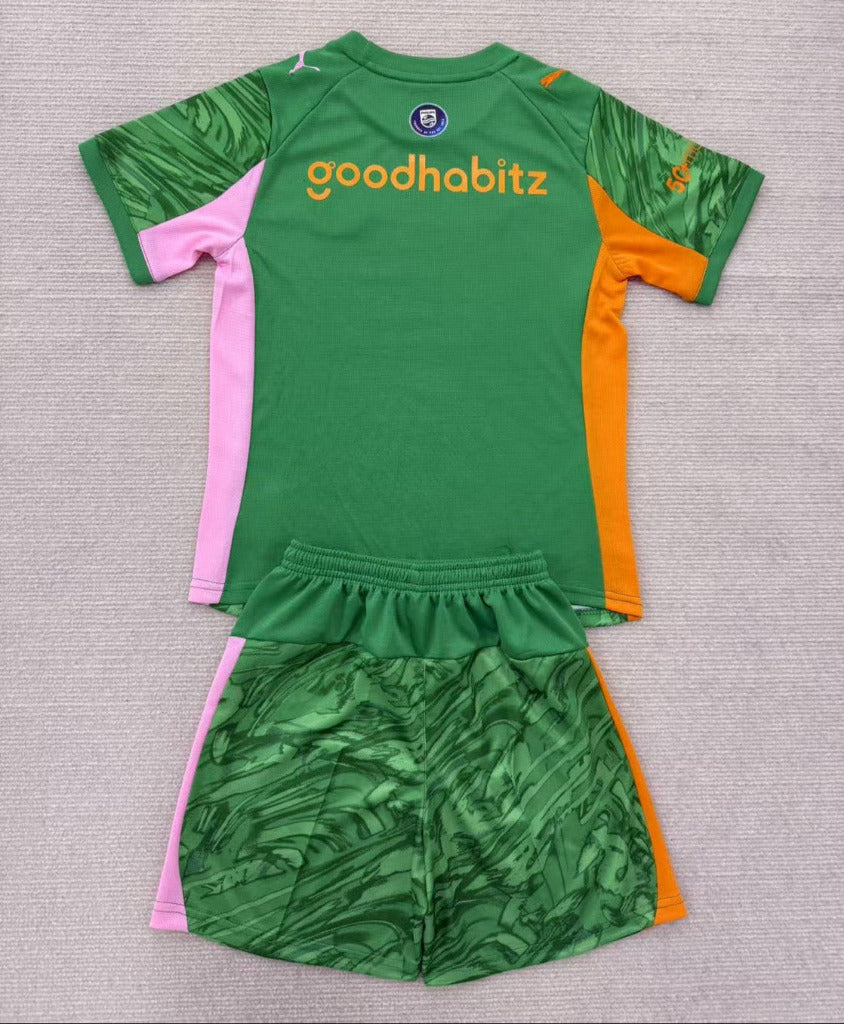 PSV Eindhoven 25/26 Green Goalkeeper Kids Kit - Concept Kits