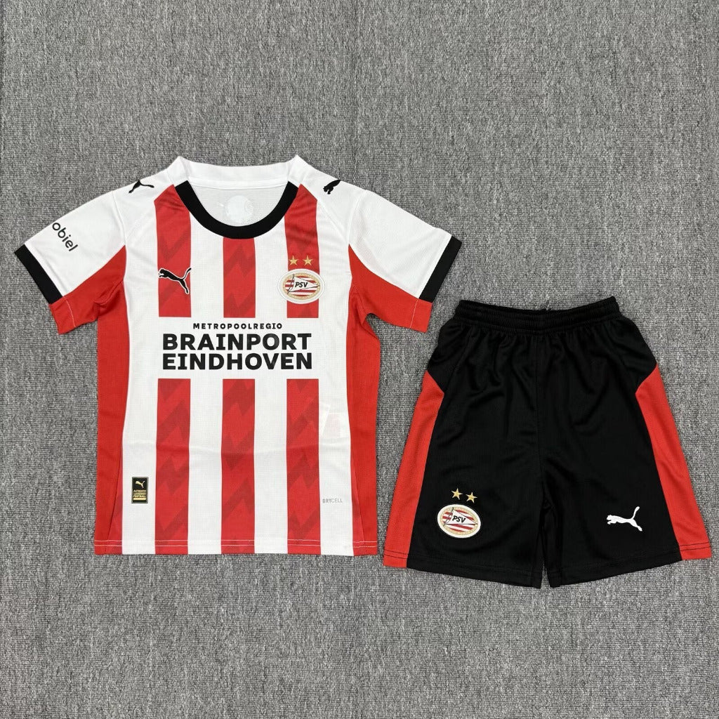 PSV Eindhoven 25/26 Home Kids Jersey Set