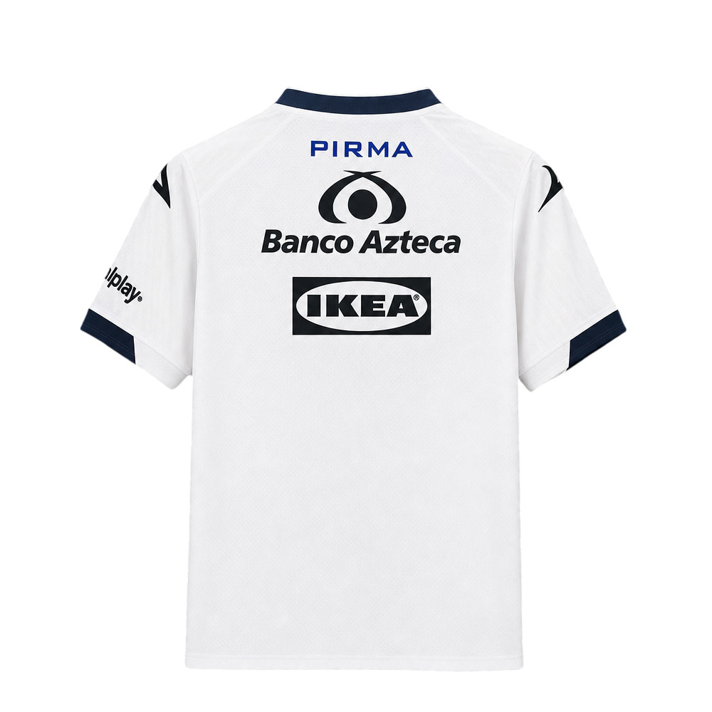Puebla 26/27 White/Blue/Navy Trim Home Jersey