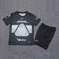Pumas 25/26 Black Goalkeeper Kids Jersey Set