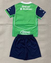 Pumas 25/26 Green/Blue/White Third Kids Jersey Set