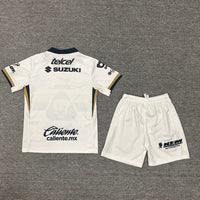 Pumas 25/26 White Home Kids Jersey Set