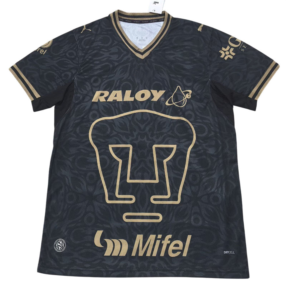 Pumas 26/27 Black/Gold Trim Third Jersey