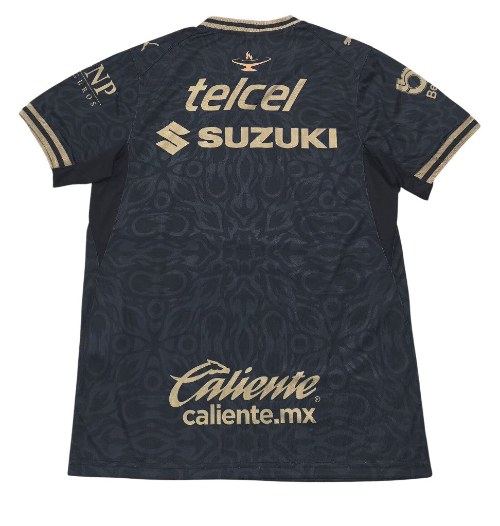 Pumas 26/27 Black/Gold Trim Third Jersey