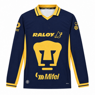 Pumas 26/27 Gold/Navy Home Long Sleeve Jersey